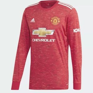 Adidas Manchester United Long Sleeve SoccerJersey